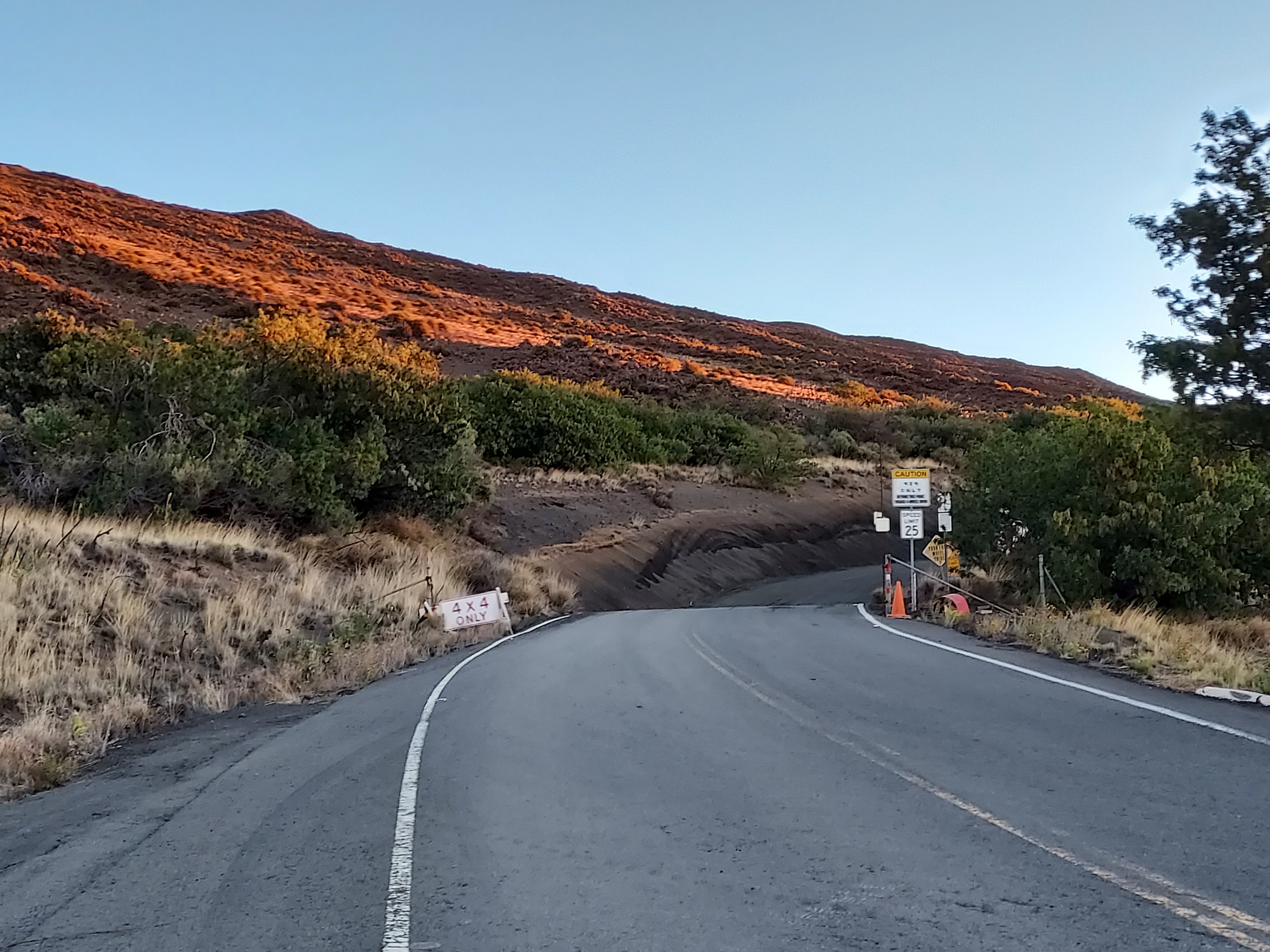 Mauna Kea road