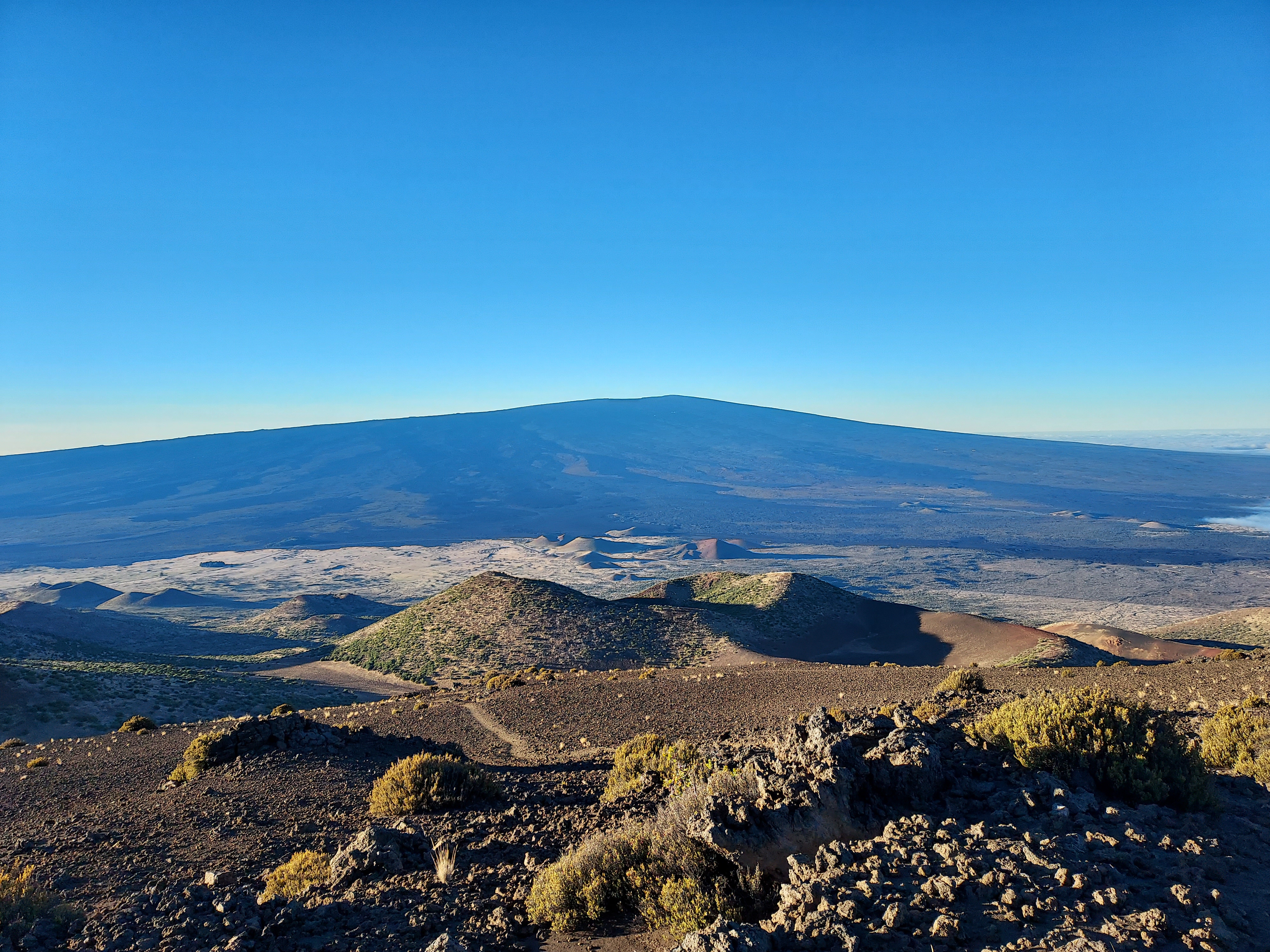 Mauna Kea hike winter